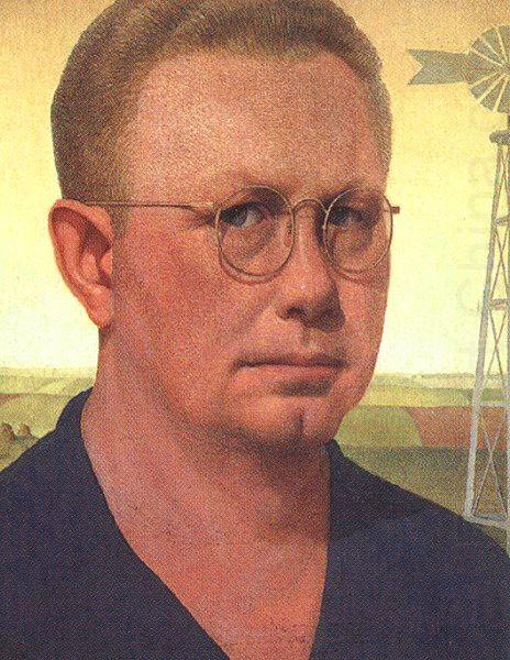 Grant Wood Self Portrait  bdfhbb china oil painting image